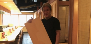 「大きなまな板」の削り直しメンテナンスをしました